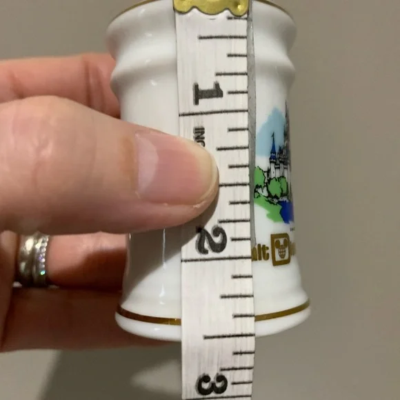 Vintage Porcelain Disney World Salt & Pepper Shakers - Picture 2 of 4